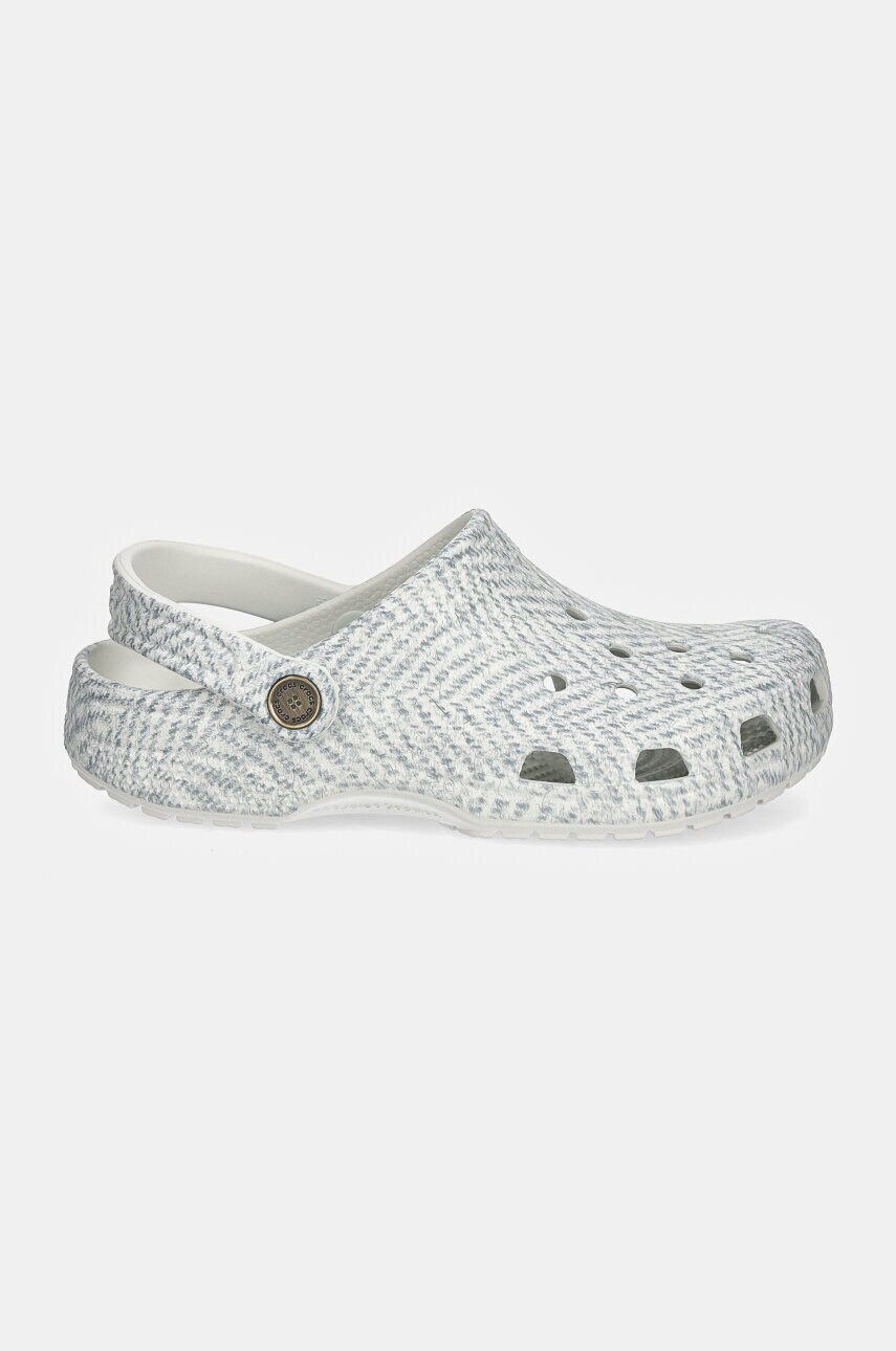 Шльопанці Crocs Crocsclassic Tweed Clog жіночі колір сірий 210403