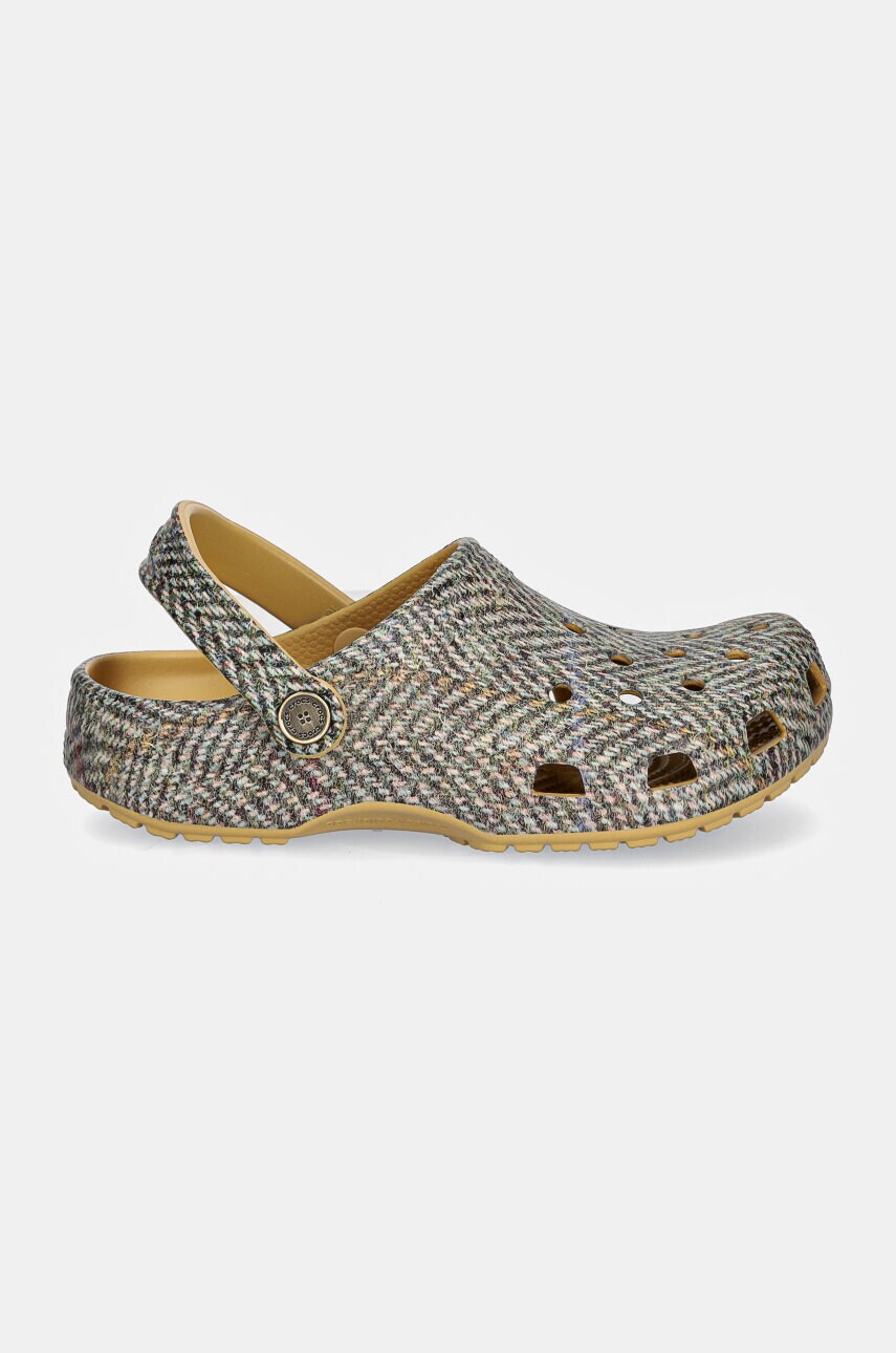 Шльопанці Crocs Crocsclassic Tweed Clog жіночі колір бежевий 210403