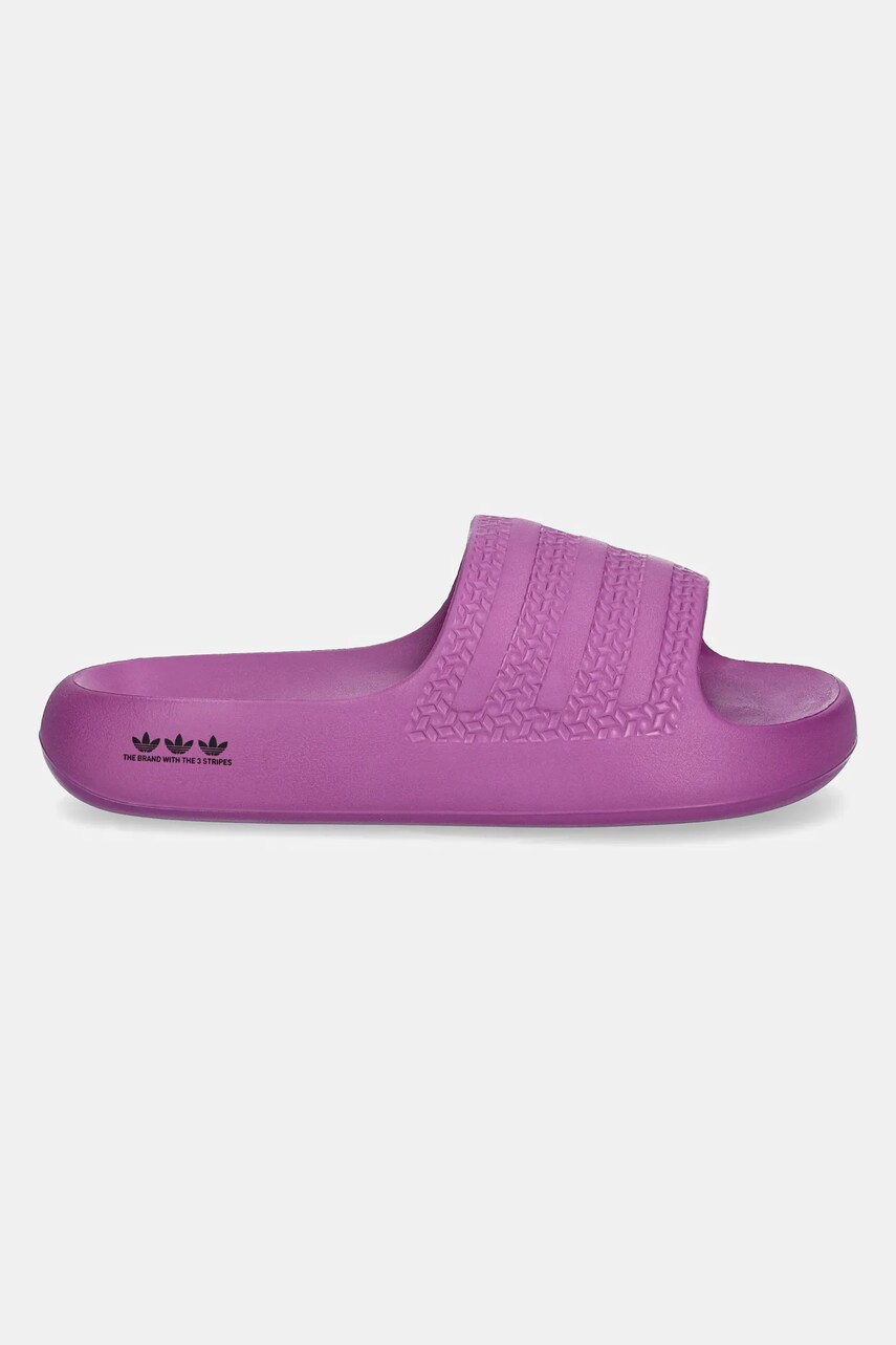 Шльопанці adidas Originals Adilette Ayoon жіночі колір фіолетовий на платформі IF9454