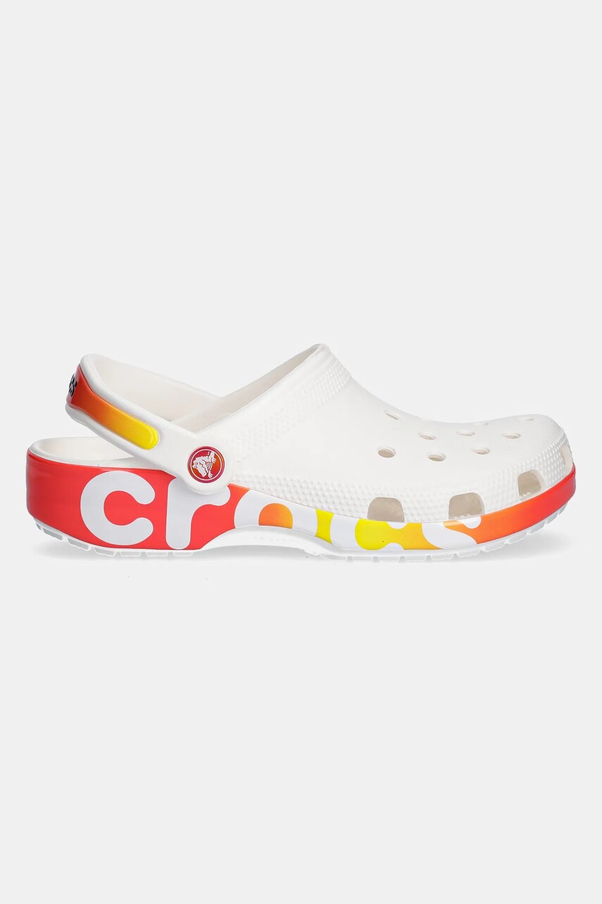 Шльопанці Crocs Classic Reflector Clog жіночі колір білий 210732
