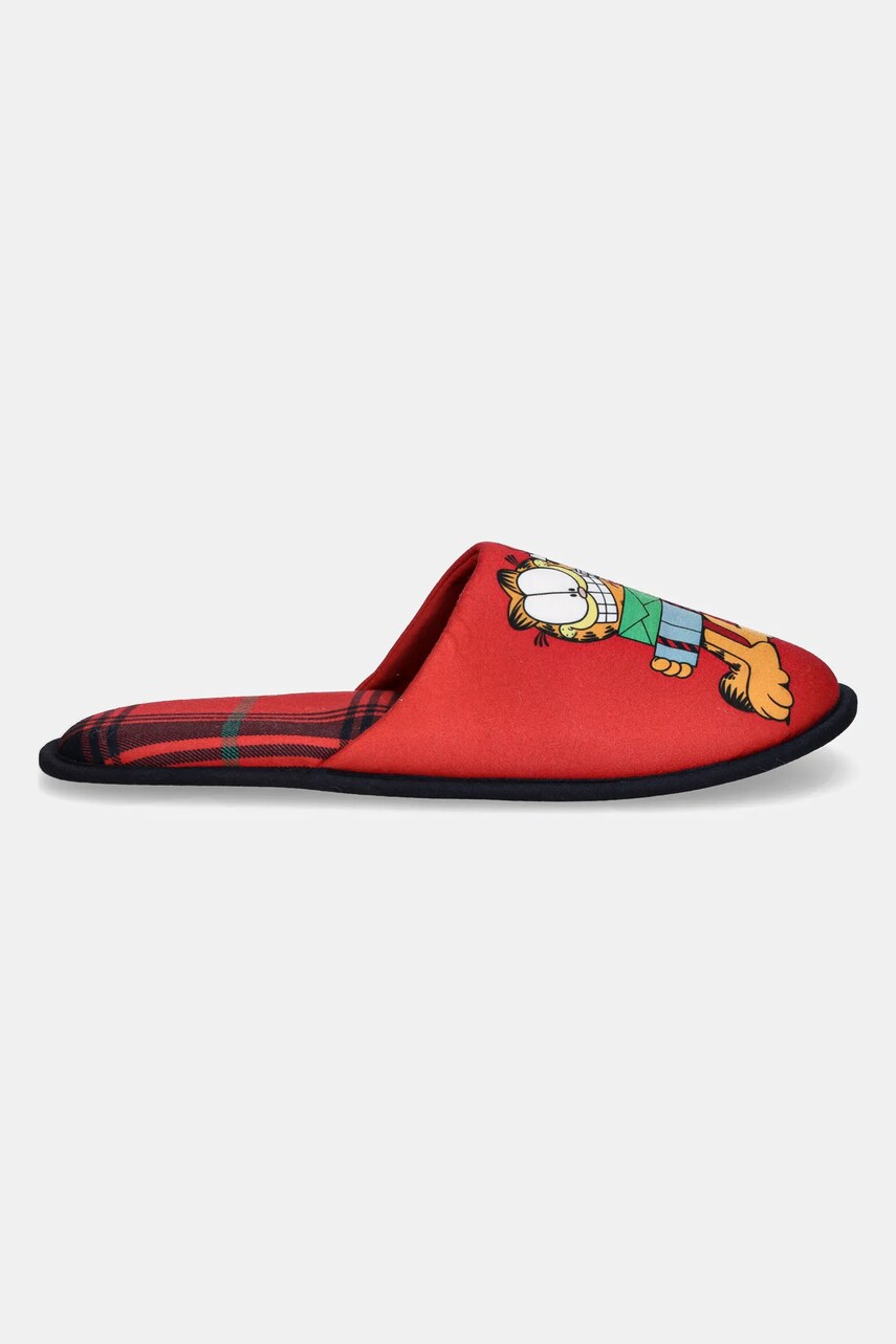 Тапочки United Colors of Benetton x GARFIELD колір червоний 8G5M1D01K