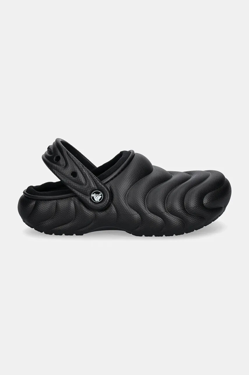 Шльопанці Crocs Classic Lined Overpuff Clog колір чорний 210059