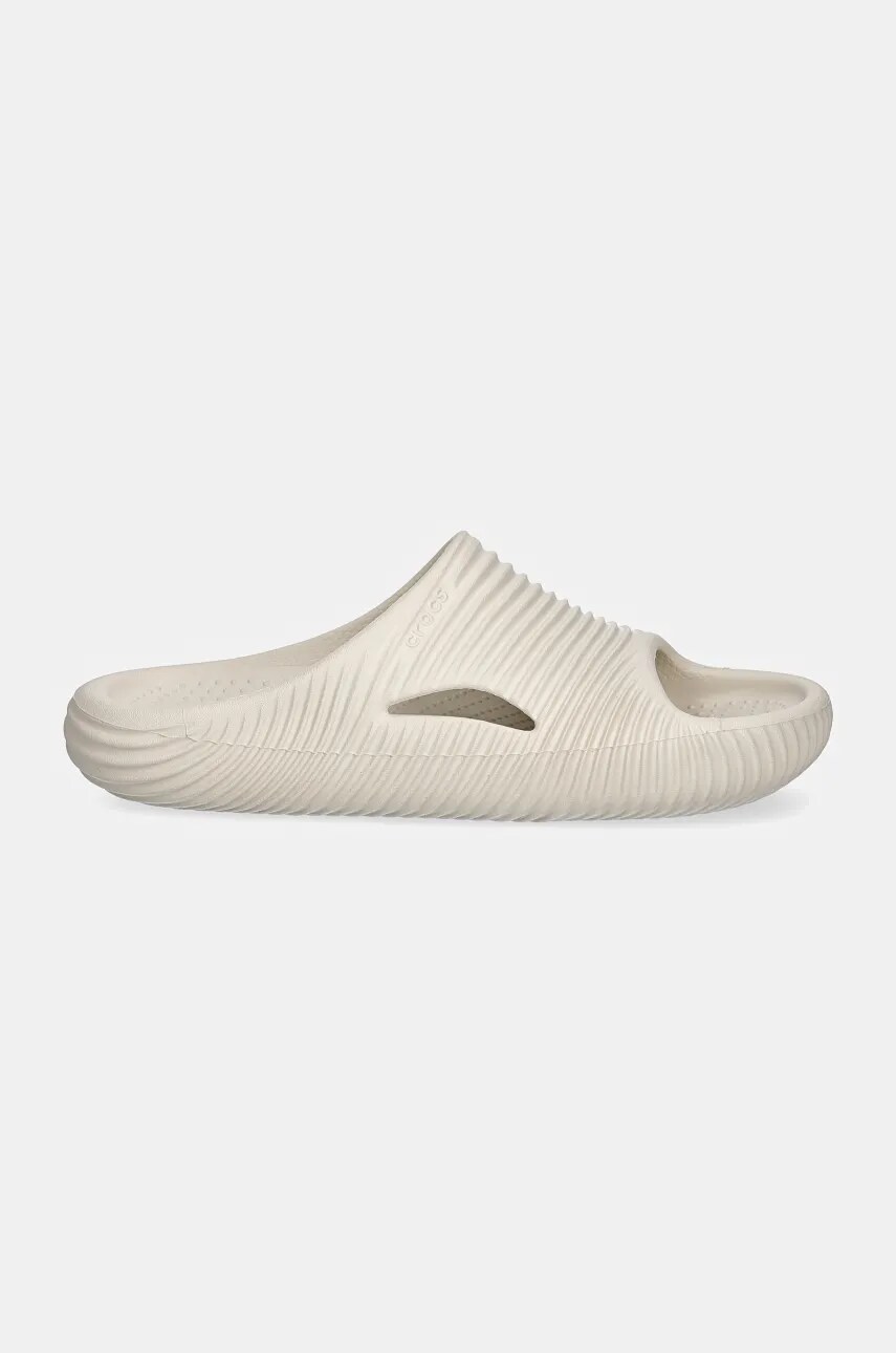 Шльопанці Crocs Mellow Tide Recovery Slide колір бежевий 210333