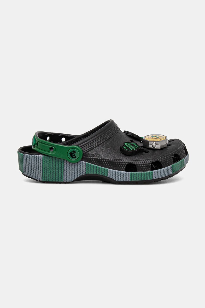 Шльопанці Crocs Classic Slytherin Clog колір чорний 210527 Harry Potter