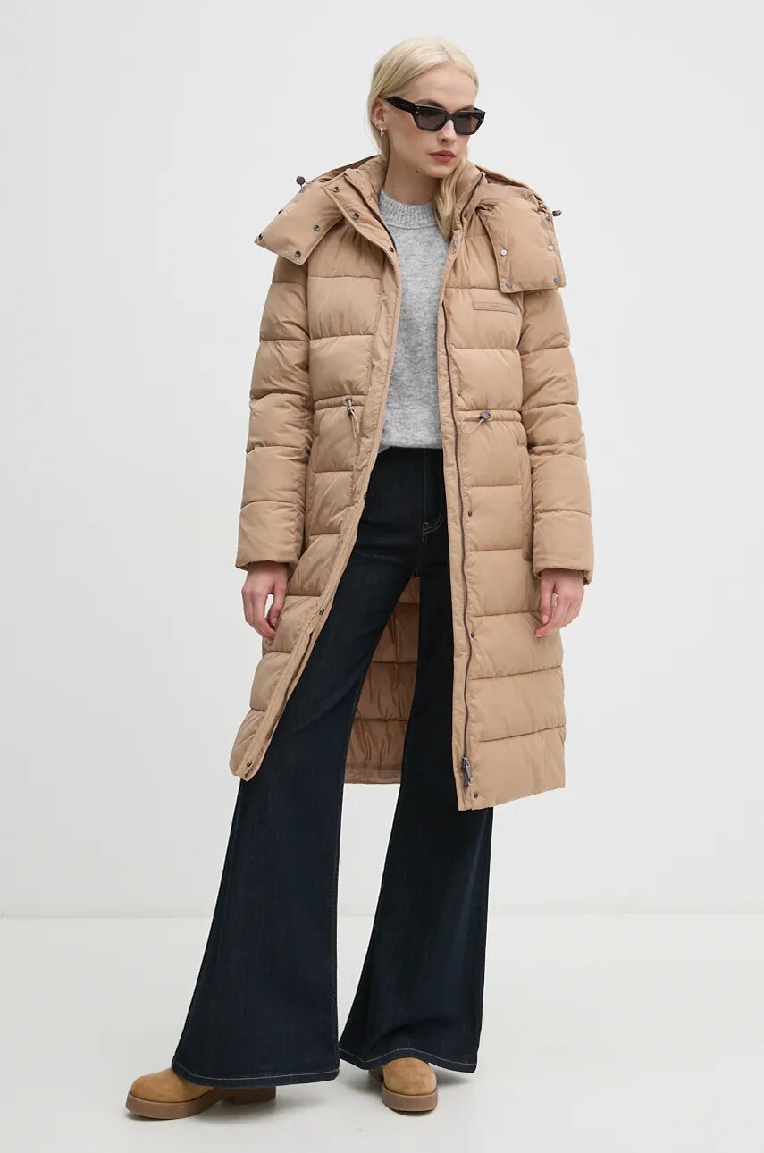 Куртка Calvin Klein жіноча колір сірий зимова K20K207740