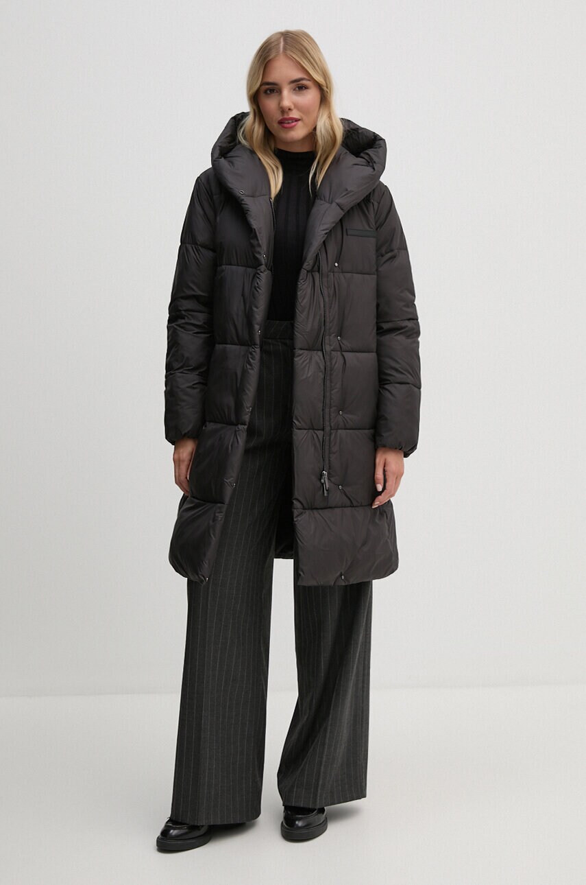 Куртка Calvin Klein жіноча колір чорний зимова K20K207990