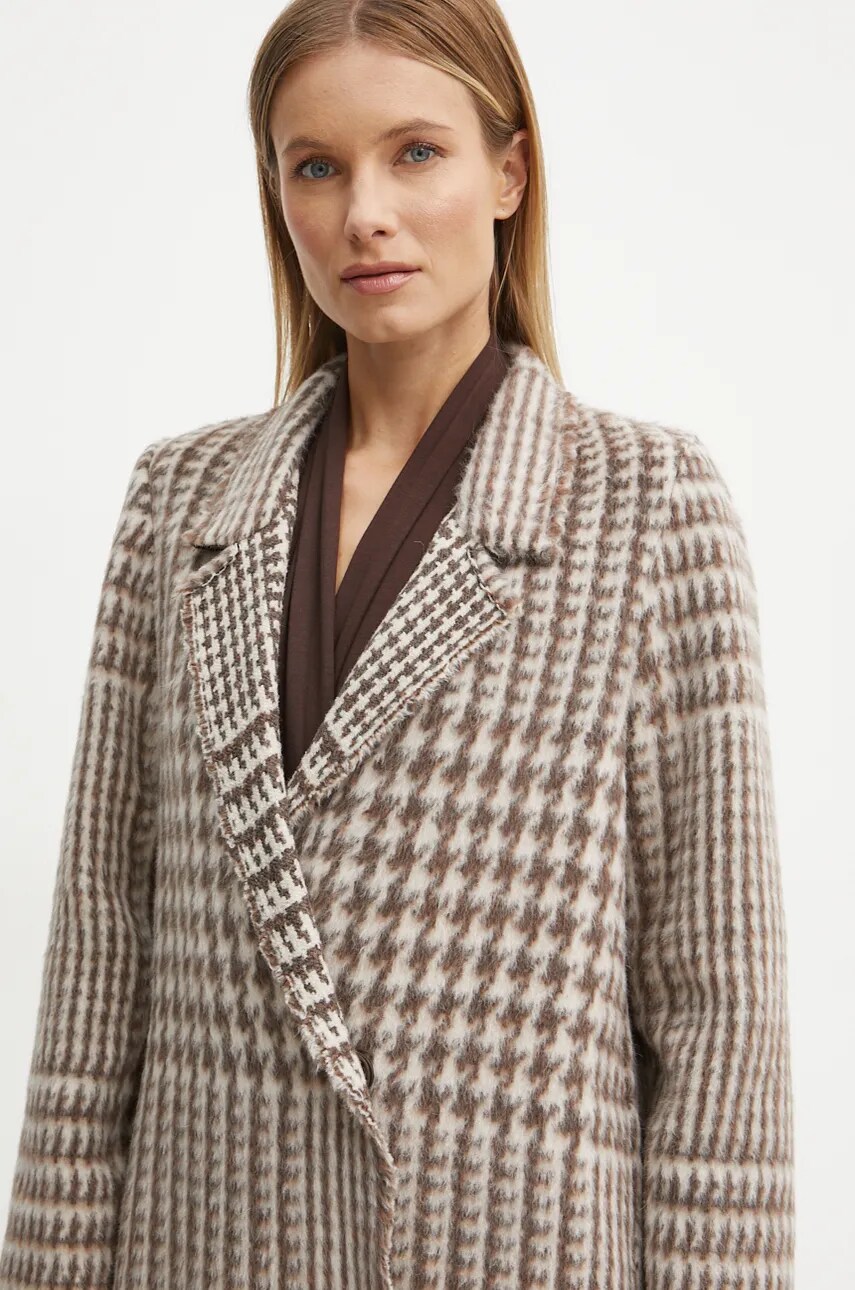 Вовняне пальто Forte Forte колір бежевий перехідне 13205_my coat