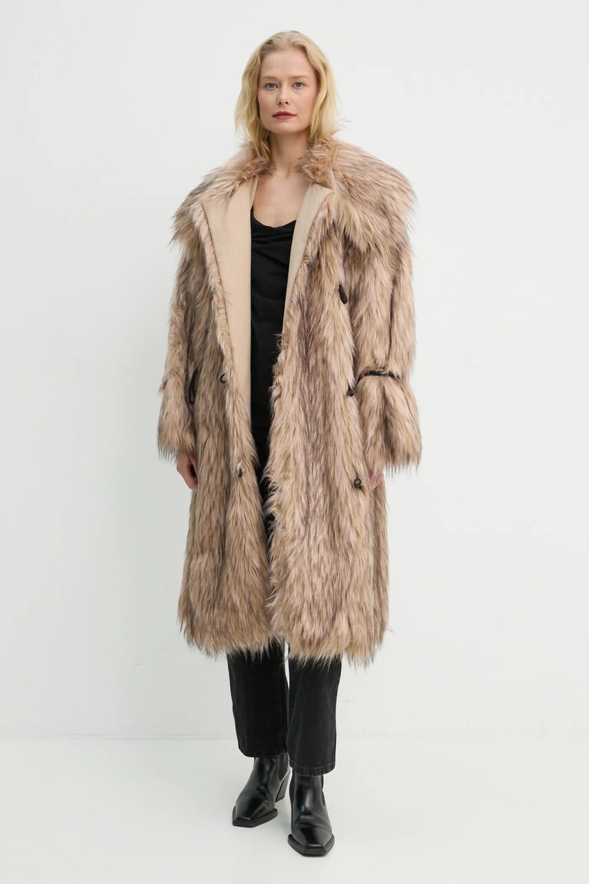 Пальто By Malene Birger GRACA жіноче колір бежевий перехідне Q72640001