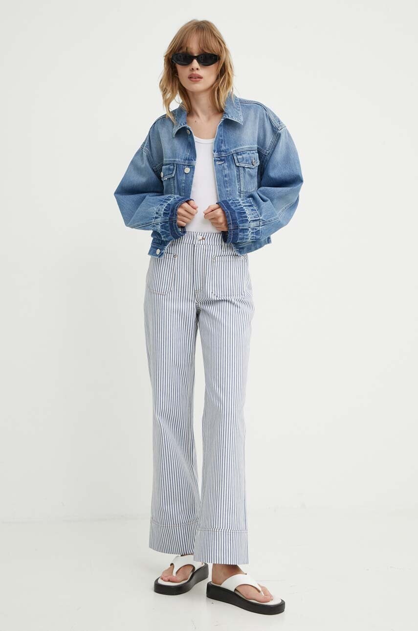 Джинсова куртка Won Hundred жіноча перехідна oversize 3110-15028