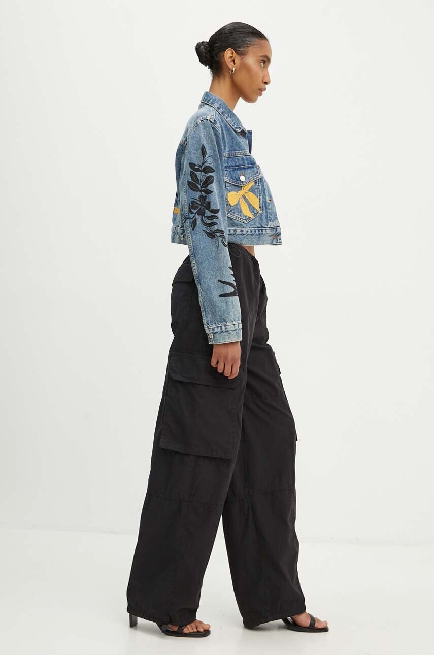 Джинсова куртка Moschino Jeans жіноча перехідна 0501.8221