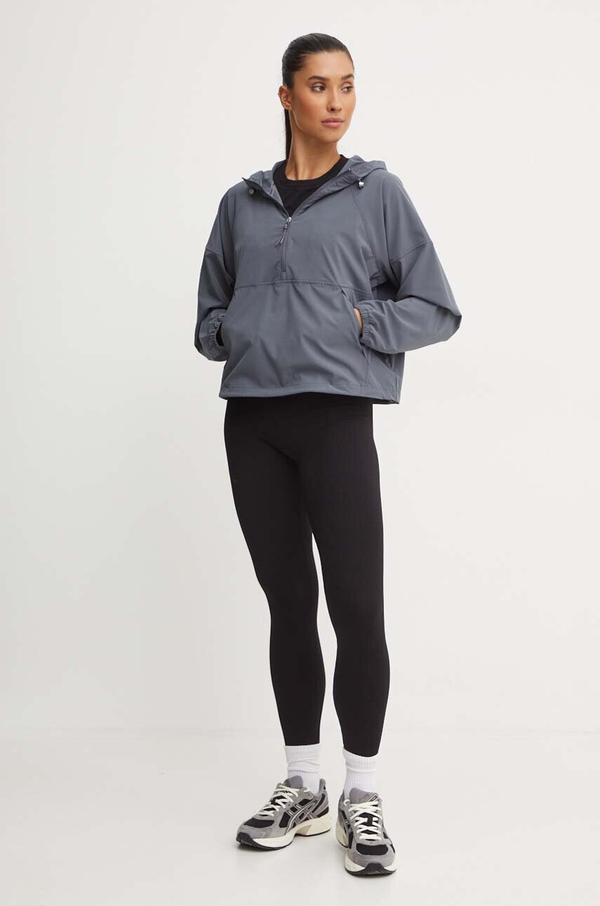 Куртка Dkny жіноча колір сірий перехідна DP4T9942
