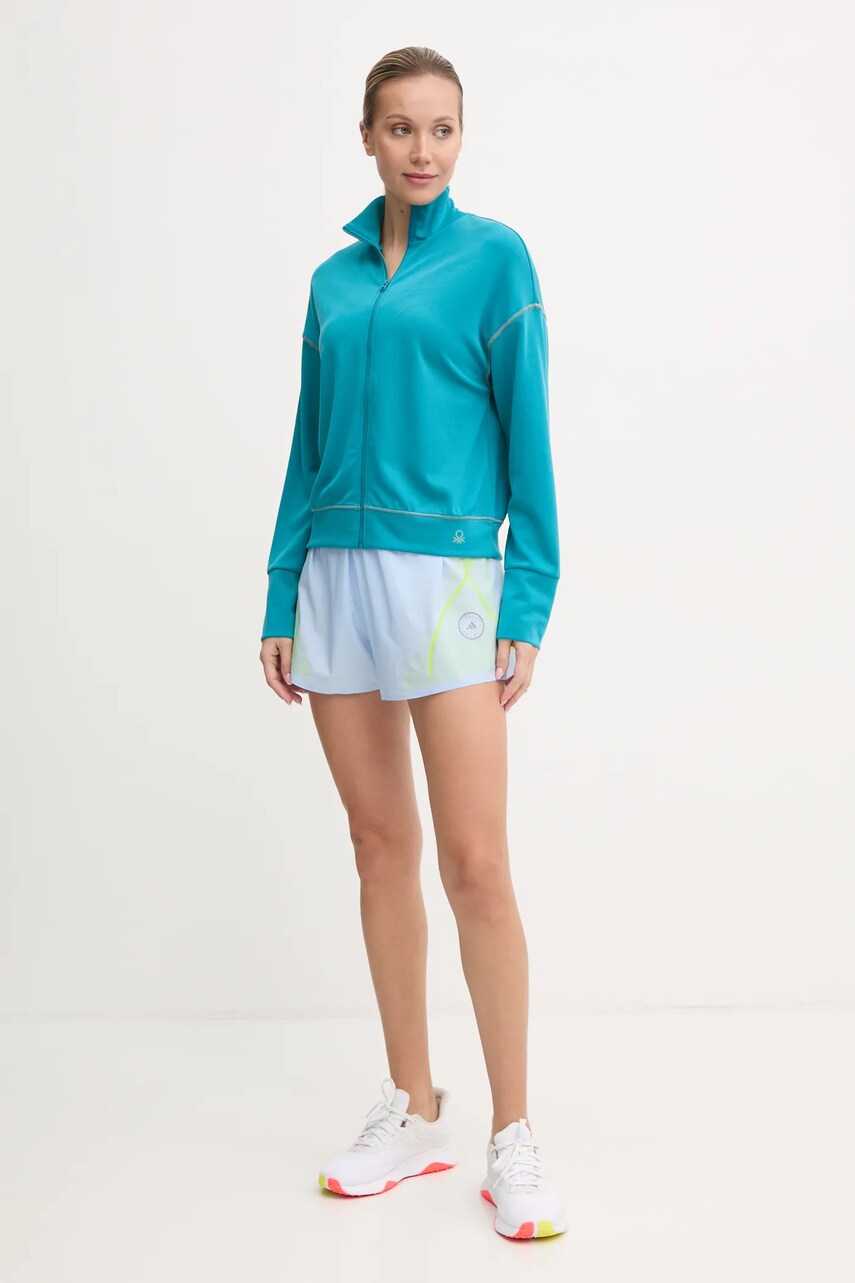Кофта United Colors of Benetton жіноча колір зелений однотонна 3JLC3M06H
