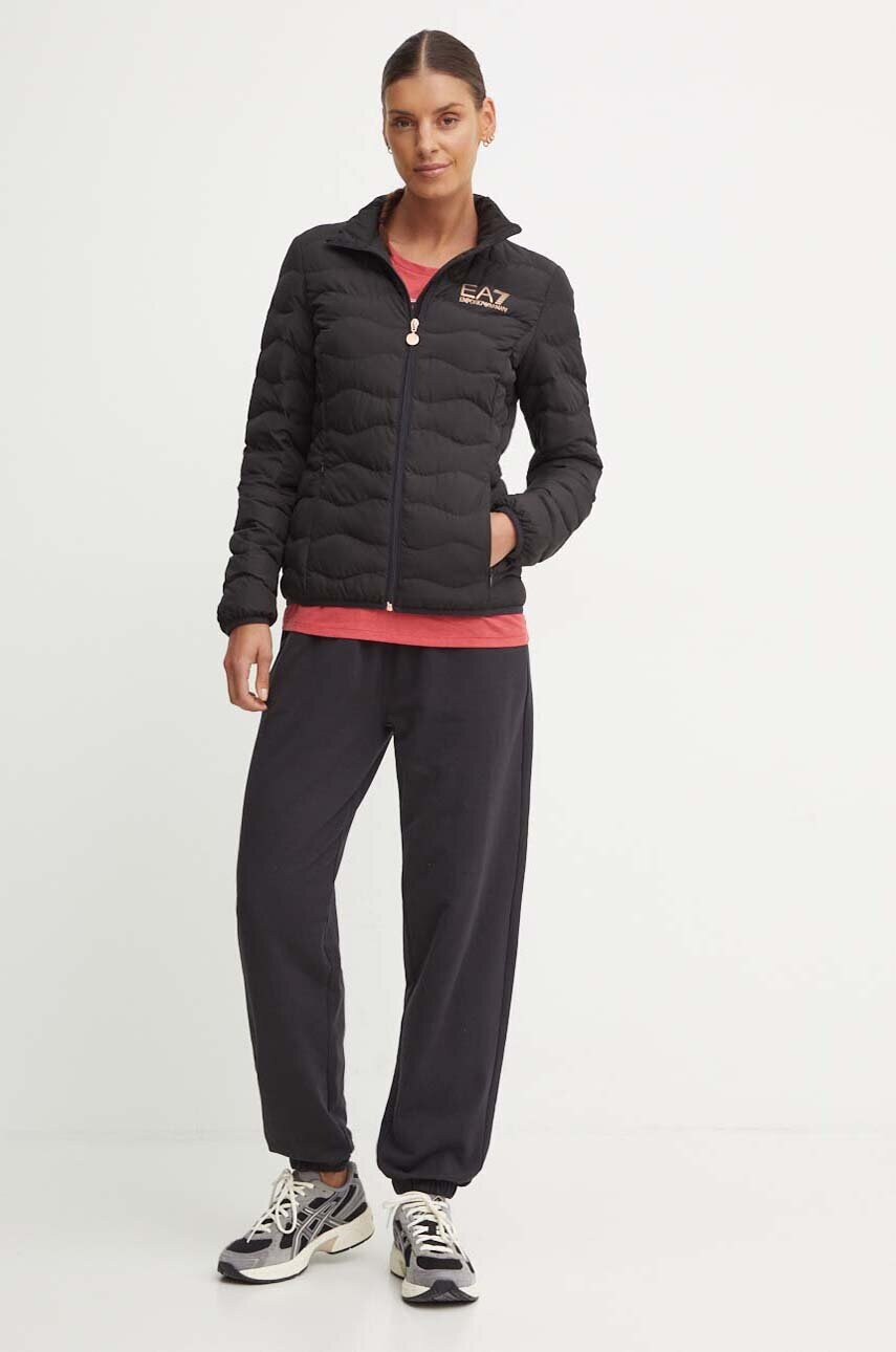 Куртка EA7 Emporio Armani жіноча колір чорний перехідна TNF8Z.8NTB21