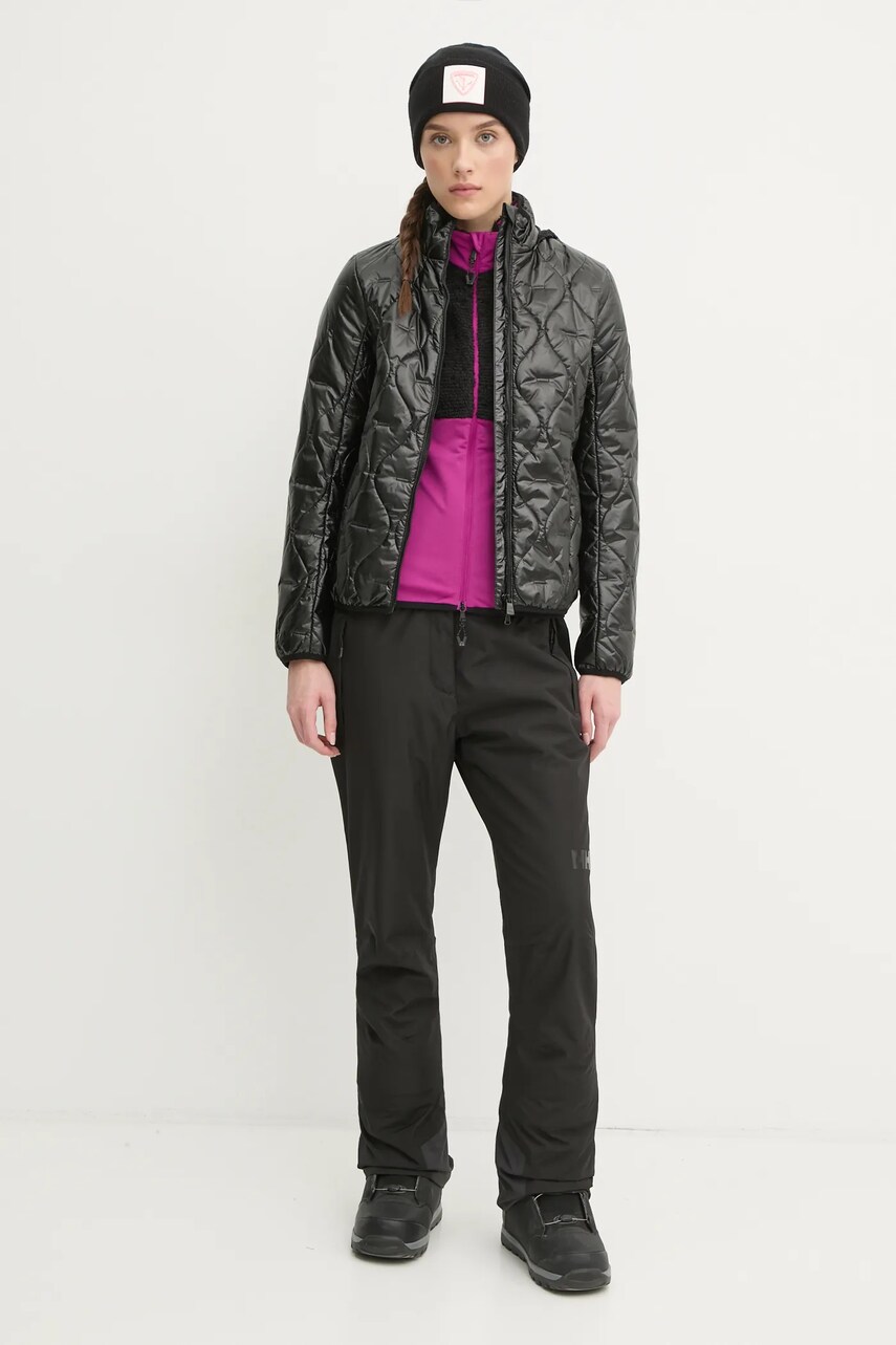 Куртка EA7 Emporio Armani жіноча колір чорний перехідна TNIBZ.6DTB05