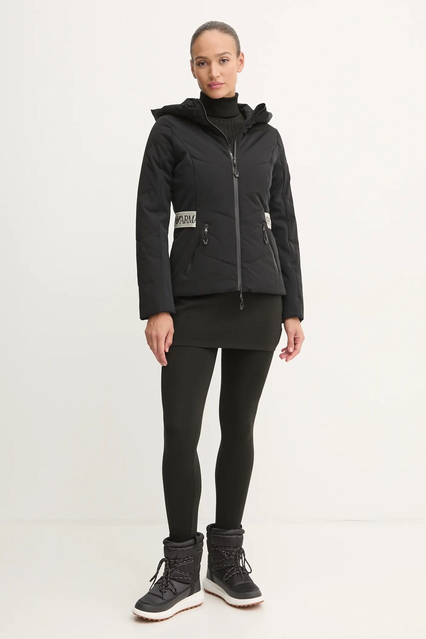 Гірськолижна куртка EA7 Emporio Armani колір чорний TNCJZ.6DTG13