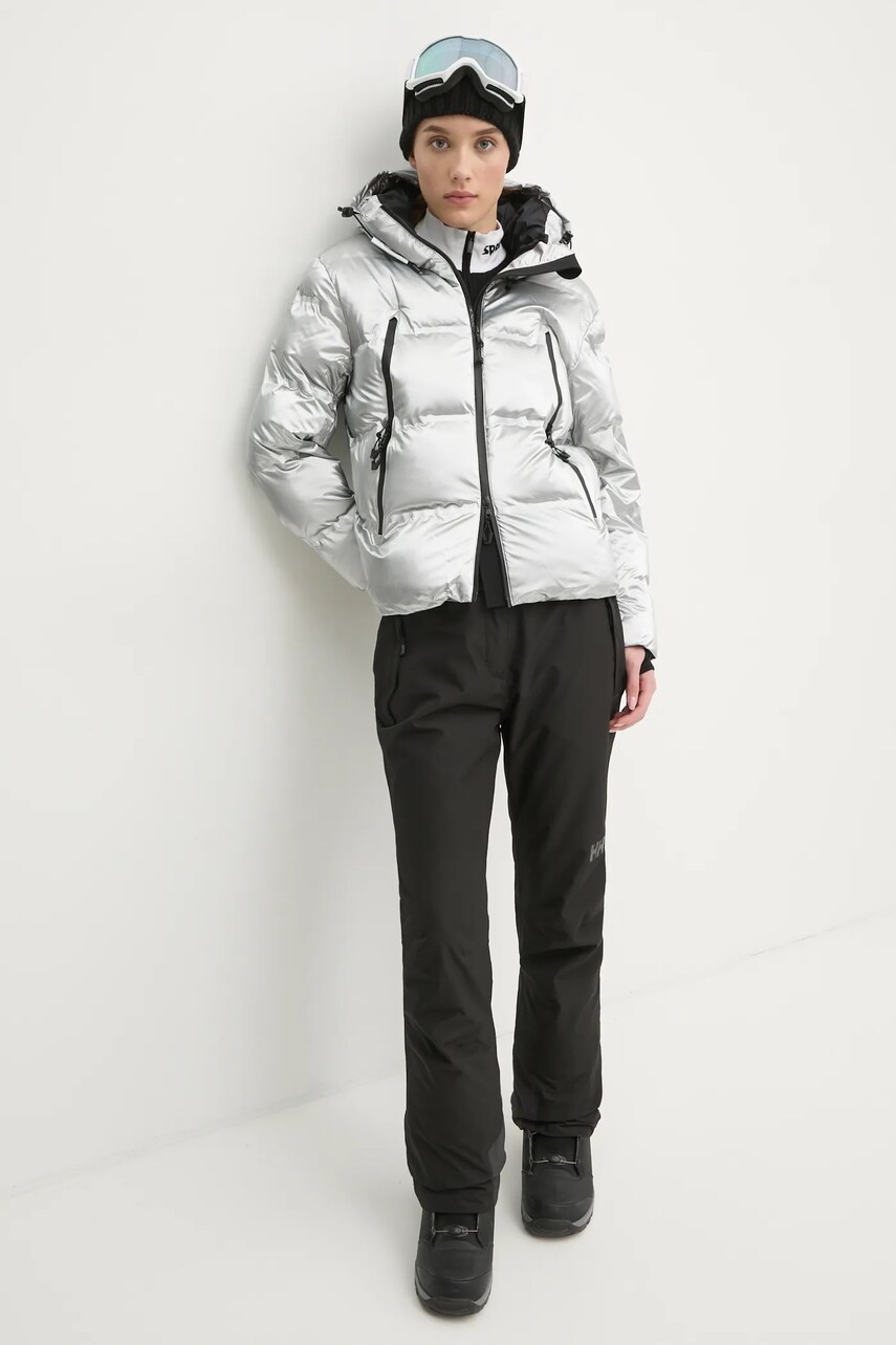 Гірськолижна куртка EA7 Emporio Armani колір срібний TNICZ.6DTG14