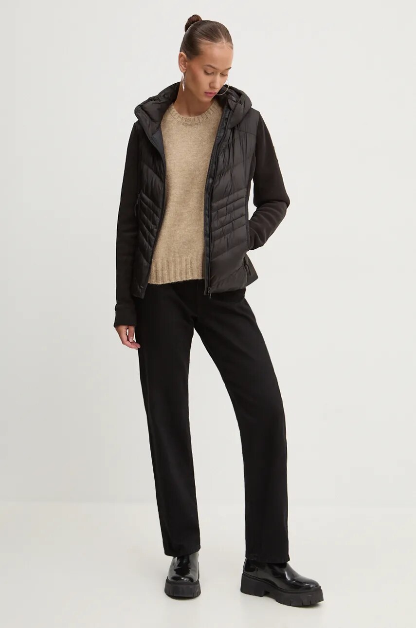 Куртка Superdry жіноча колір чорний перехідна W5011904A-02A
