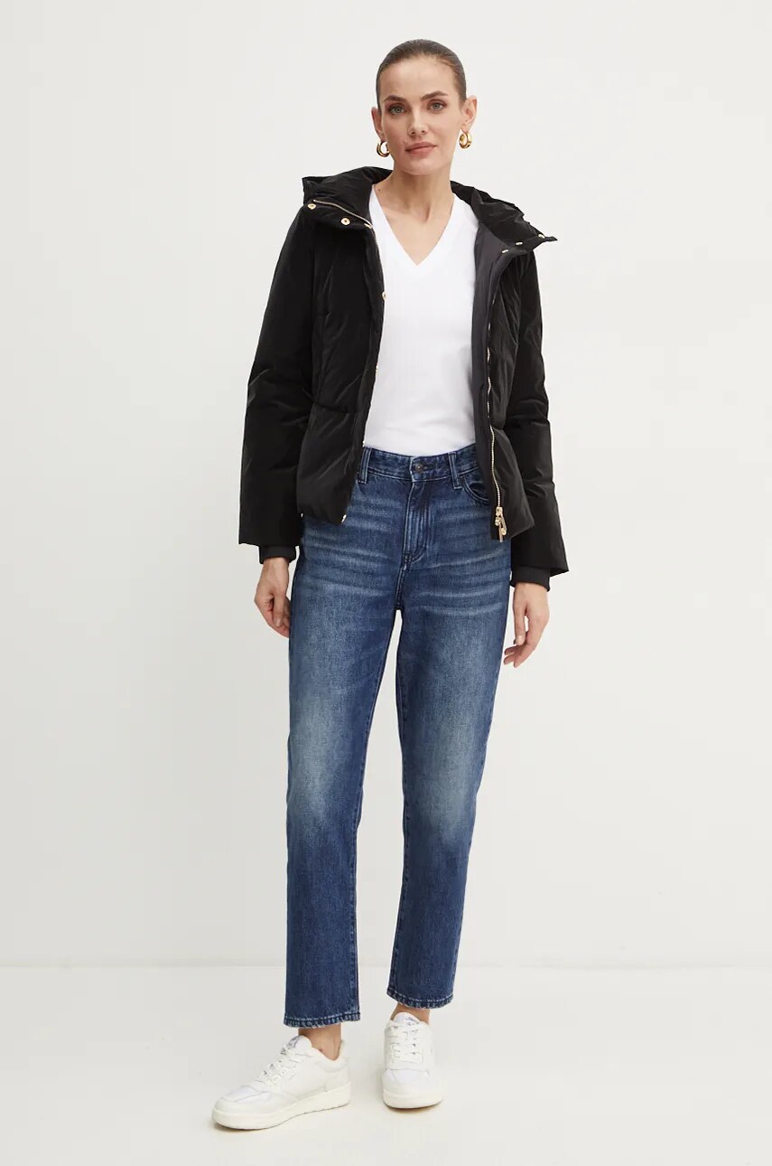 Куртка Armani Exchange жіноча колір чорний зимова 6DYB43 YN6YZ