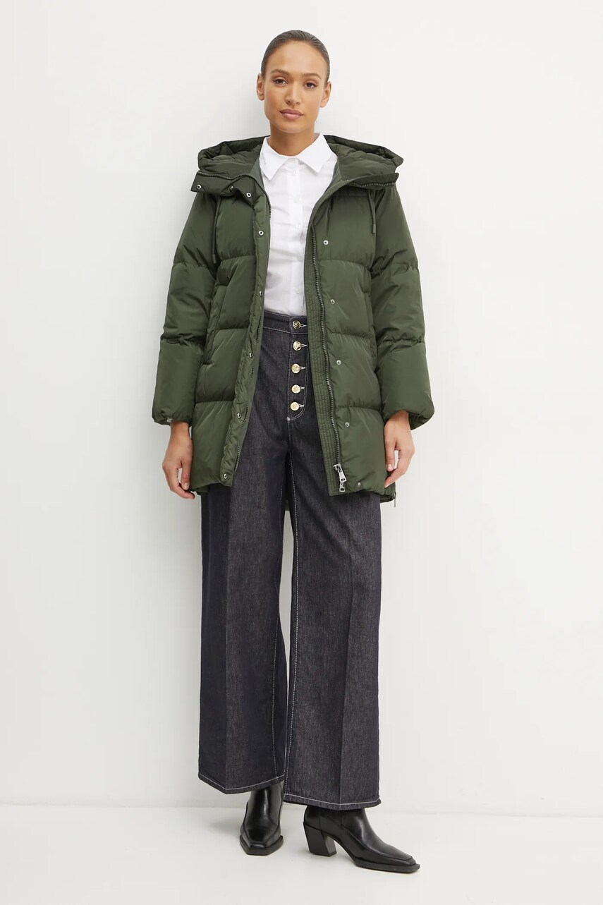 Куртка Weekend Max Mara жіноча колір зелений зимова 2425496042600