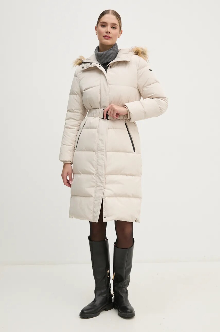 Пухова куртка Pepe Jeans BELLA жіноча колір бежевий зимова PL402436