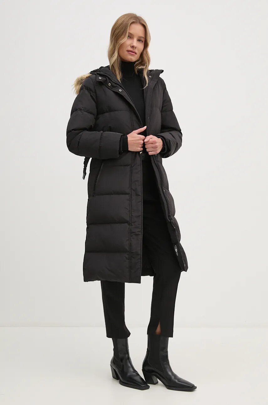 Пухова куртка Pepe Jeans BELLA жіноча колір чорний зимова PL402436