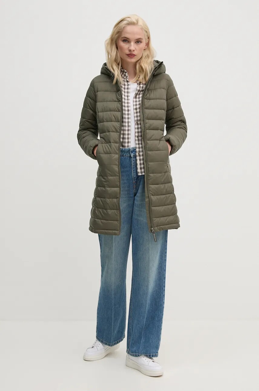 Куртка Pepe Jeans AMMY LONG жіноча колір зелений зимова PL402442