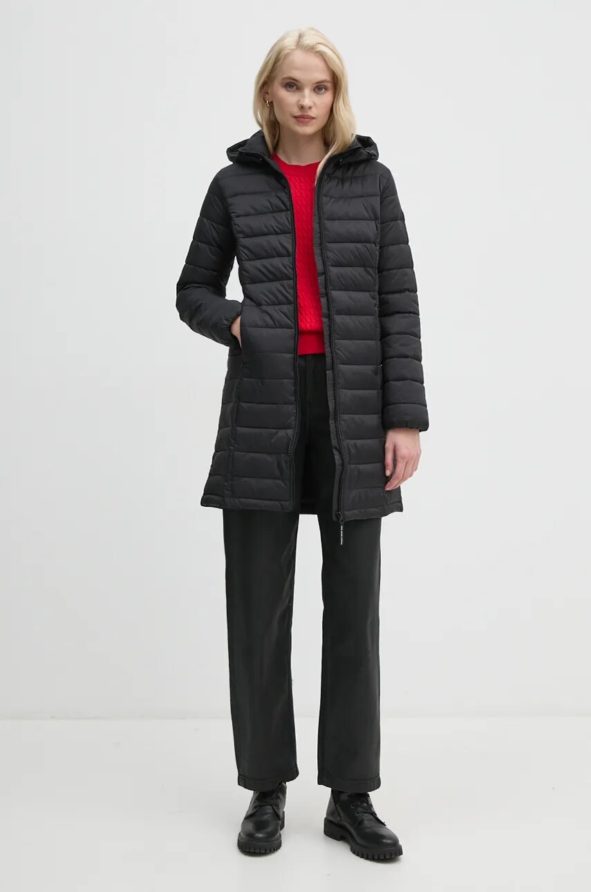 Куртка Pepe Jeans AMMY LONG жіноча колір чорний зимова PL402442