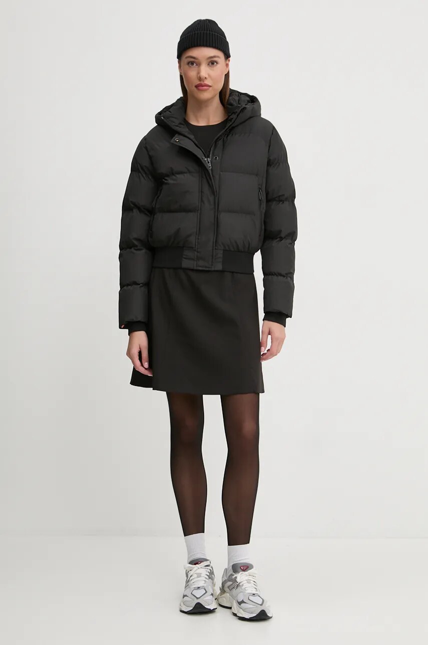 Куртка Superdry жіноча колір чорний зимова W5011723A-02A