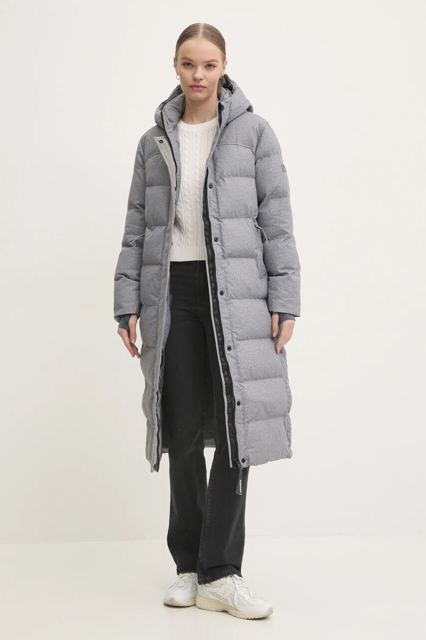 Купити Куртка Superdry жіноча колір сірий зимова W5011733A-07Q – головне зображення