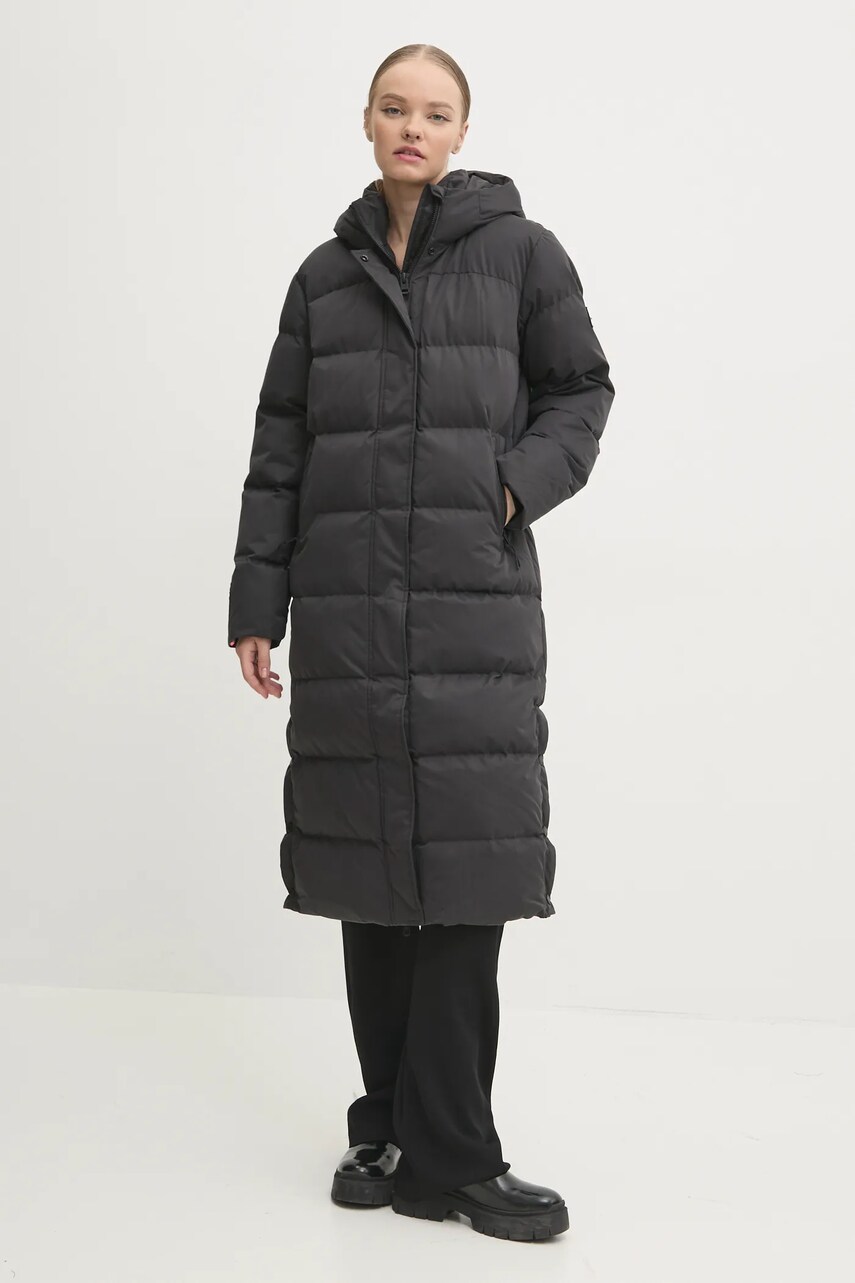 Куртка Superdry жіноча колір чорний зимова W5011738A-02A