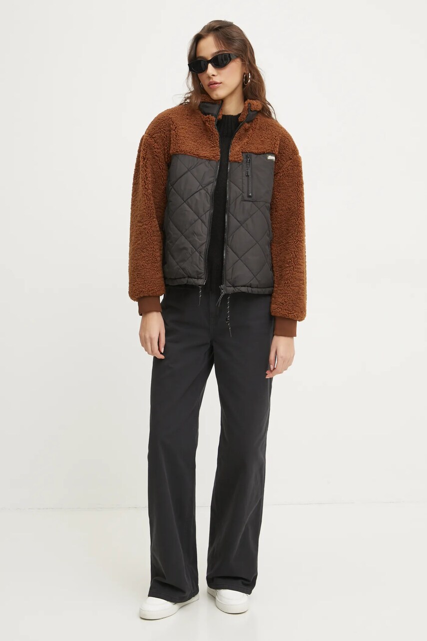 Куртка Superdry жіноча колір коричневий перехідна W5011771A-8RZ