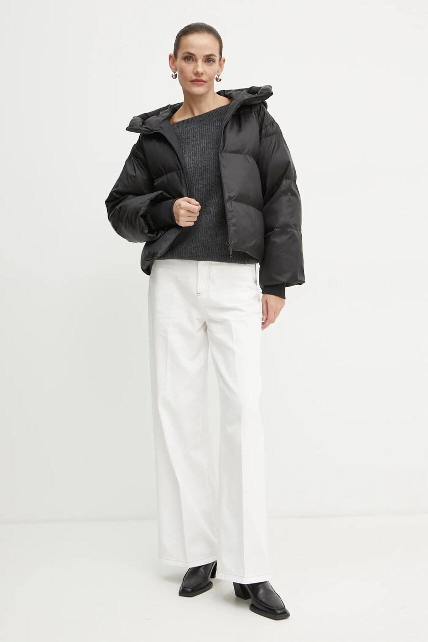 Куртка MAX&Co. жіноча колір чорний зимова oversize 2426486024200