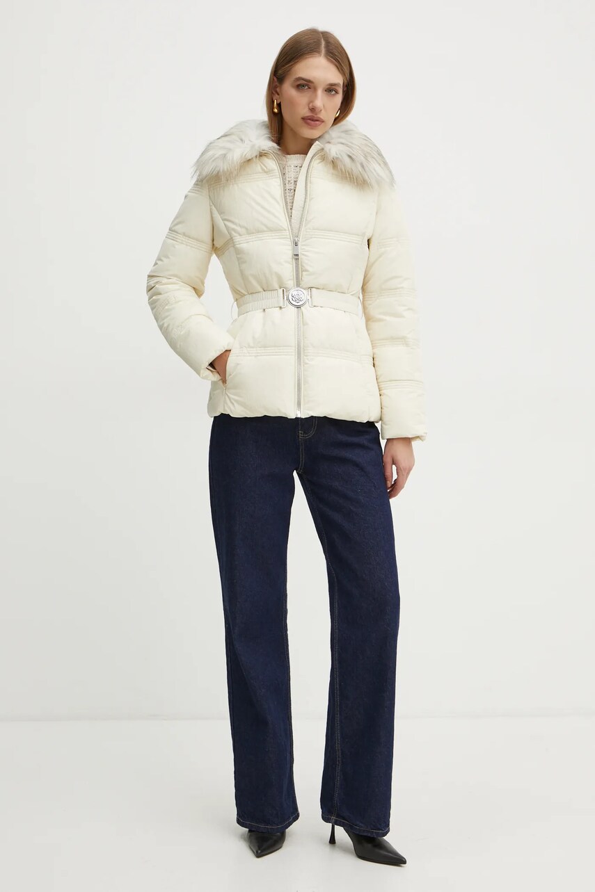 Куртка Guess MARISOL жіноча колір бежевий зимова W4BL43 WGK22
