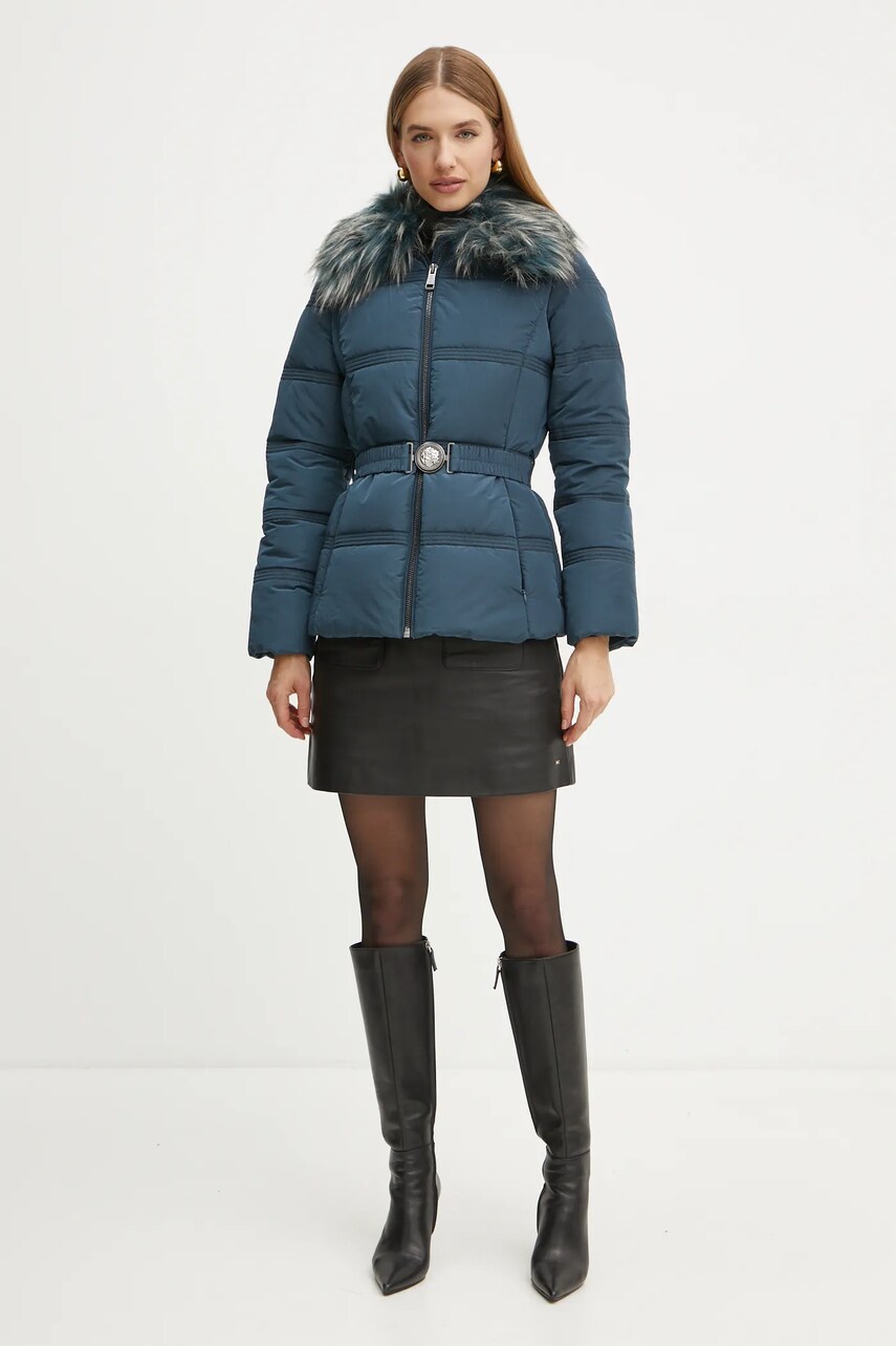 Куртка Guess MARISOL жіноча колір синій зимова W4BL43 WGK22