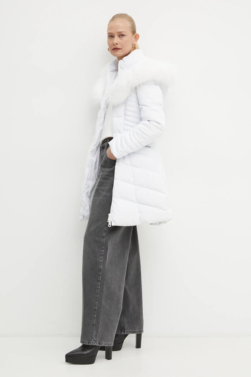 Куртка Guess OXANA жіноча колір білий зимова W4BL61 WGLZ0