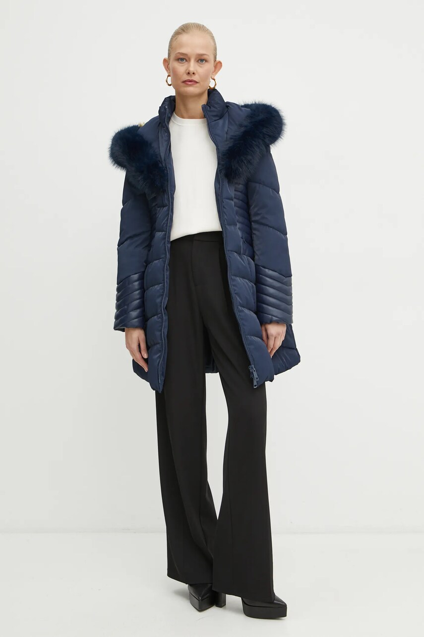 Куртка Guess OXANA жіноча колір синій зимова W4BL61 WGLZ0
