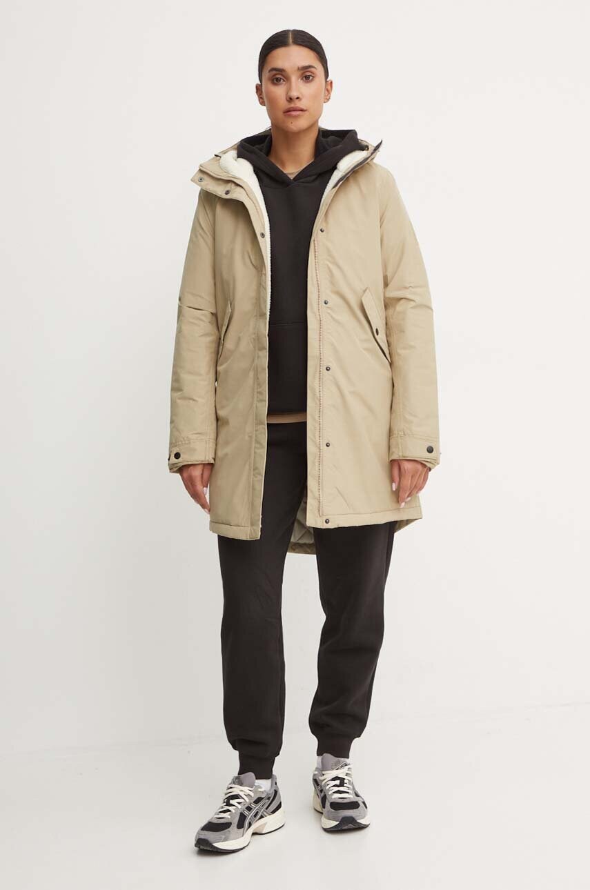 Куртка Jack Wolfskin Talforst жіноча колір зелений зимова 1116041
