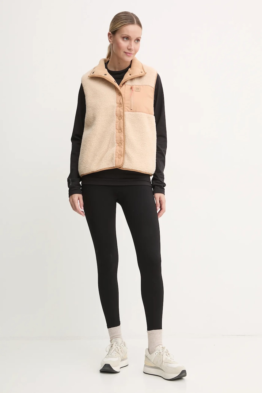 Безрукавка Billabong Hike Up Vest жіноча колір бежевий перехідна ABJJK00196