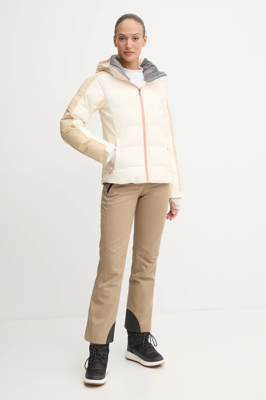 Куртка Roxy Snowblizzard колір бежевий ERJTJ03466