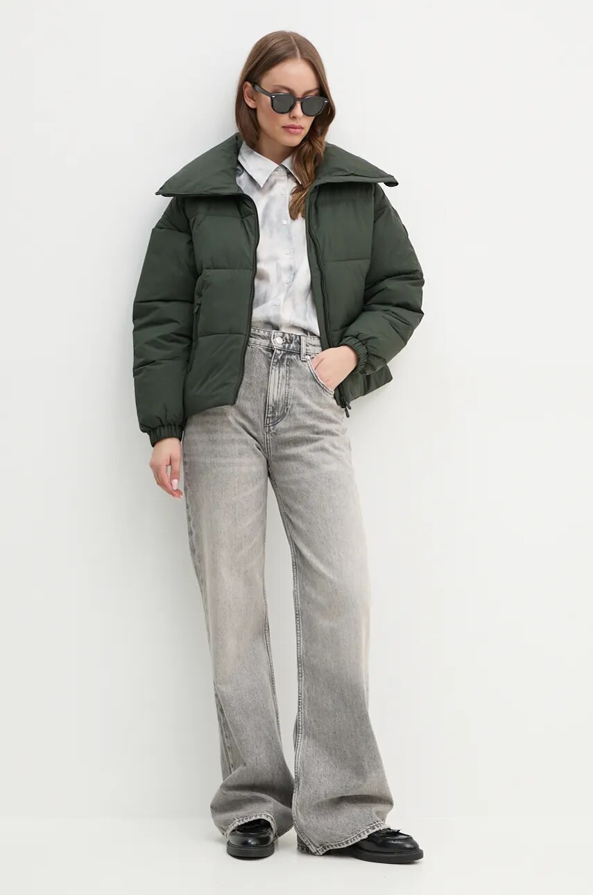 Куртка Save The Duck HINA жіноча колір зелений зимова oversize D31318W.COFY19