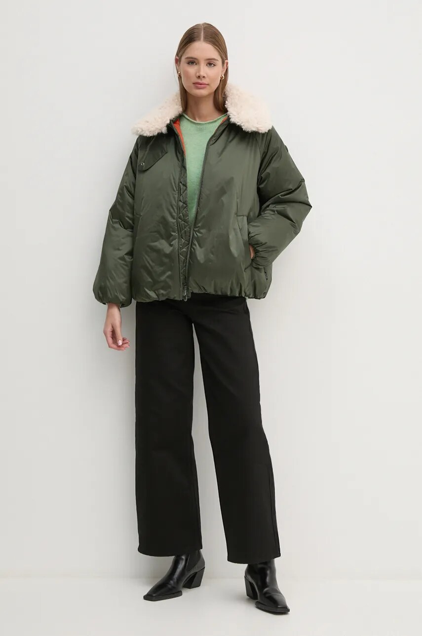 Куртка Save The Duck PETAL жіноча колір зелений зимова oversize D31841W.JADE19