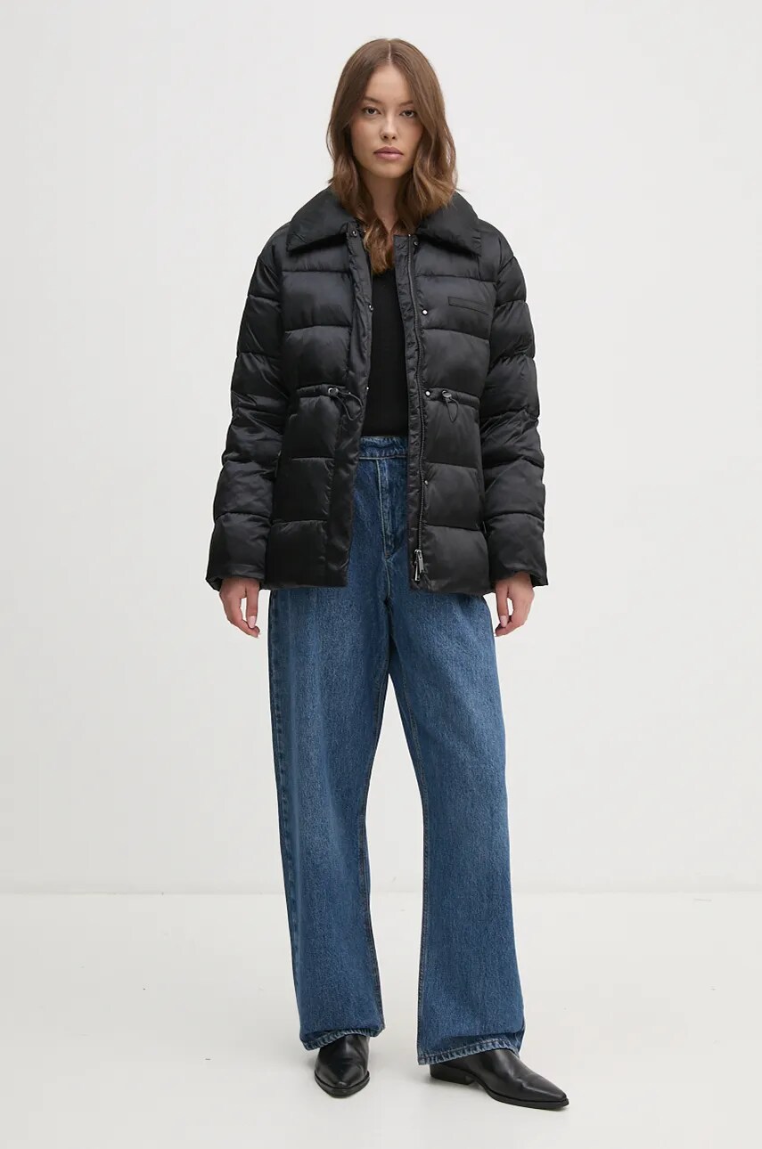 Куртка Calvin Klein жіноча колір чорний зимова K20K207727