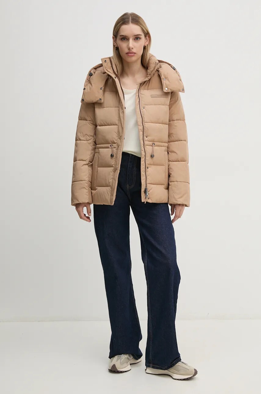 Куртка Calvin Klein жіночий колір сірий зимова K20K207739