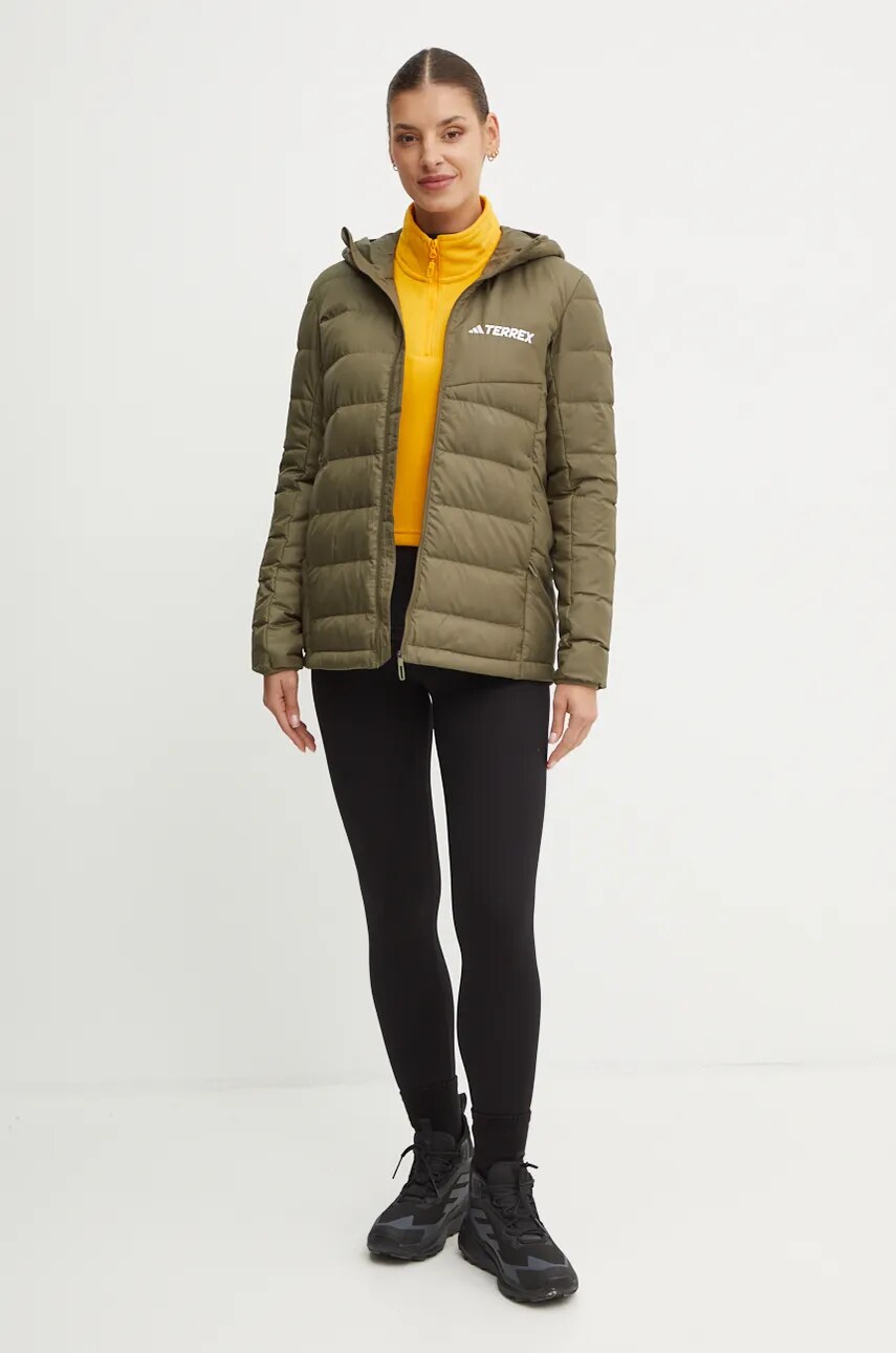 Спортивна пухова куртка adidas TERREX Multi колір зелений перехідна JE6718