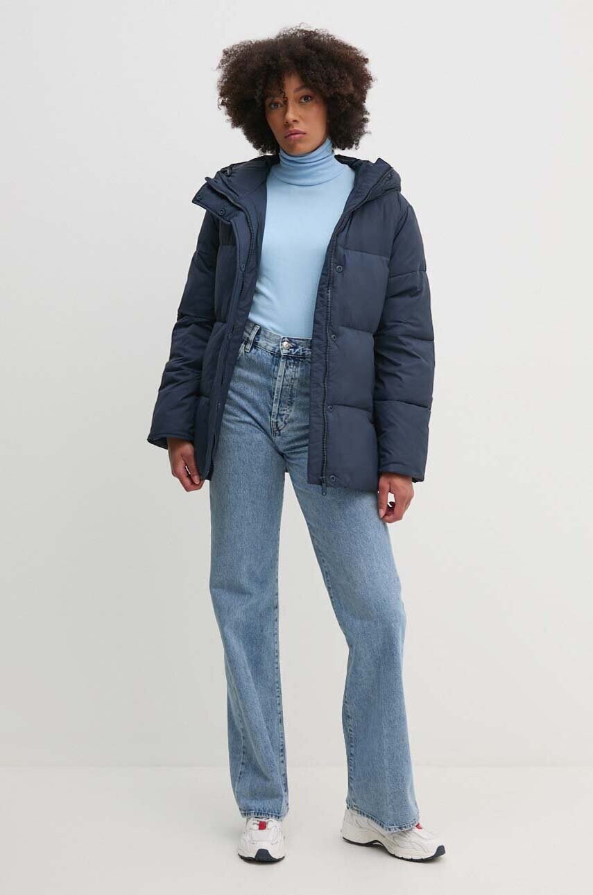 Куртка Calvin Klein Jeans жіноча колір синій зимова J20J224107