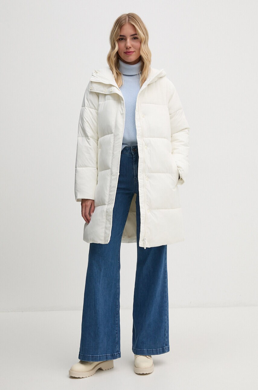 Куртка Calvin Klein Jeans жіноча колір білий зимова J20J224122