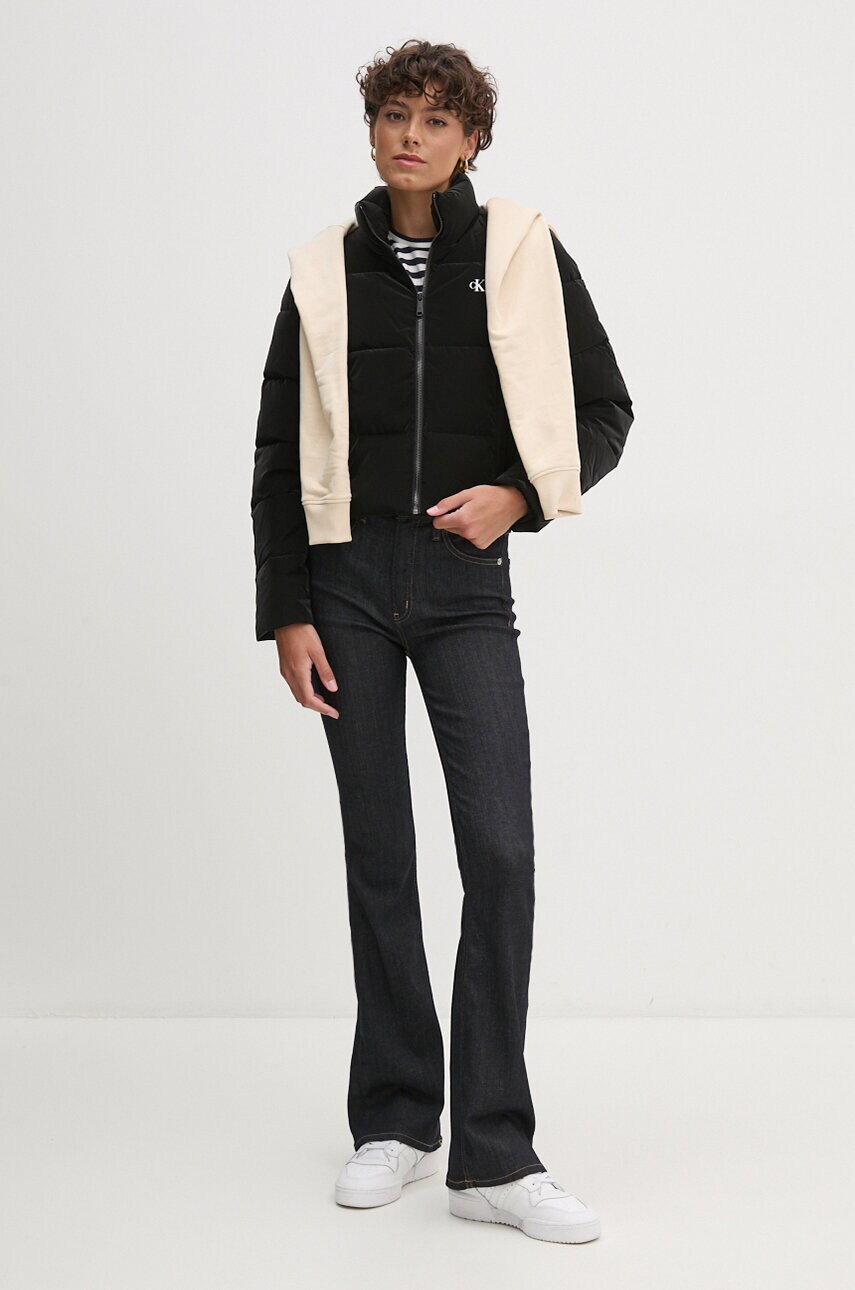 Куртка Calvin Klein Jeans жіноча колір чорний зимова J20J224428