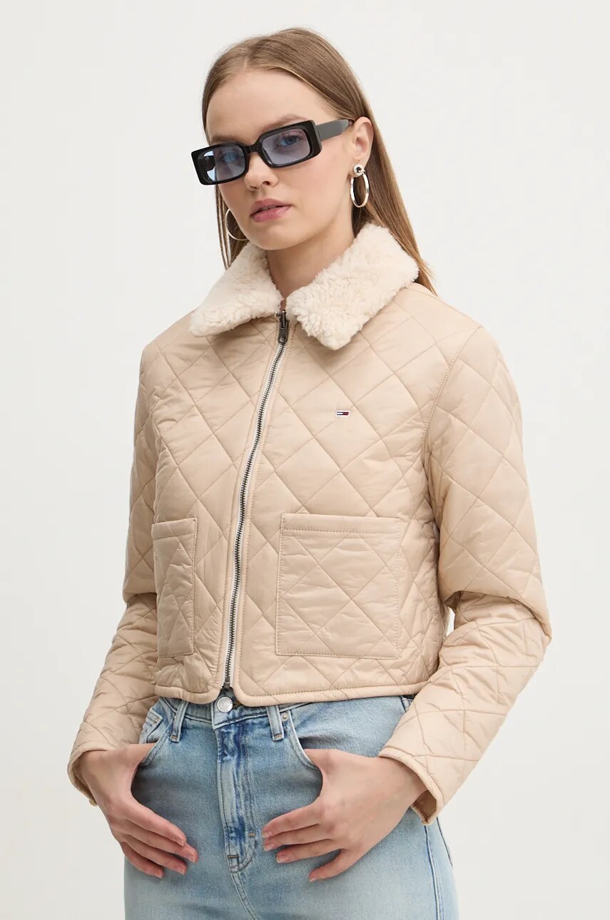 Джинсова куртка Tommy Jeans жіноча перехідна DW0DW19631
