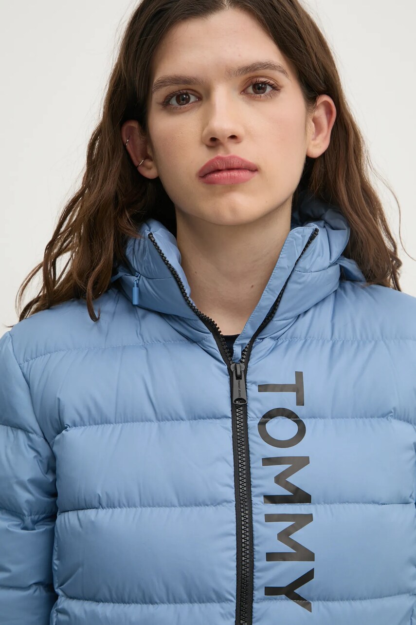 Пухова куртка Tommy Jeans жіноча перехідна DW0DW20388
