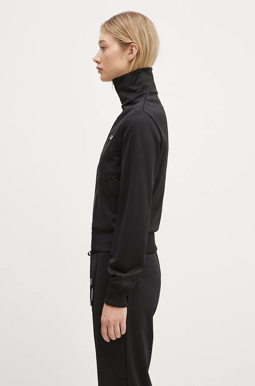 Кофта Coperni Tracksuit Jacket жіноча колір чорний однотонна COPJS96567